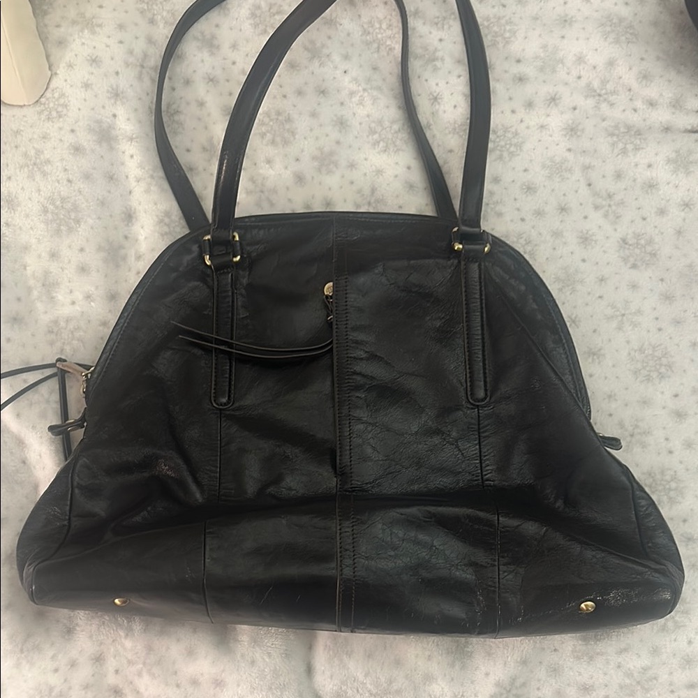 HOBO Black Classic Dome Hobo Bag